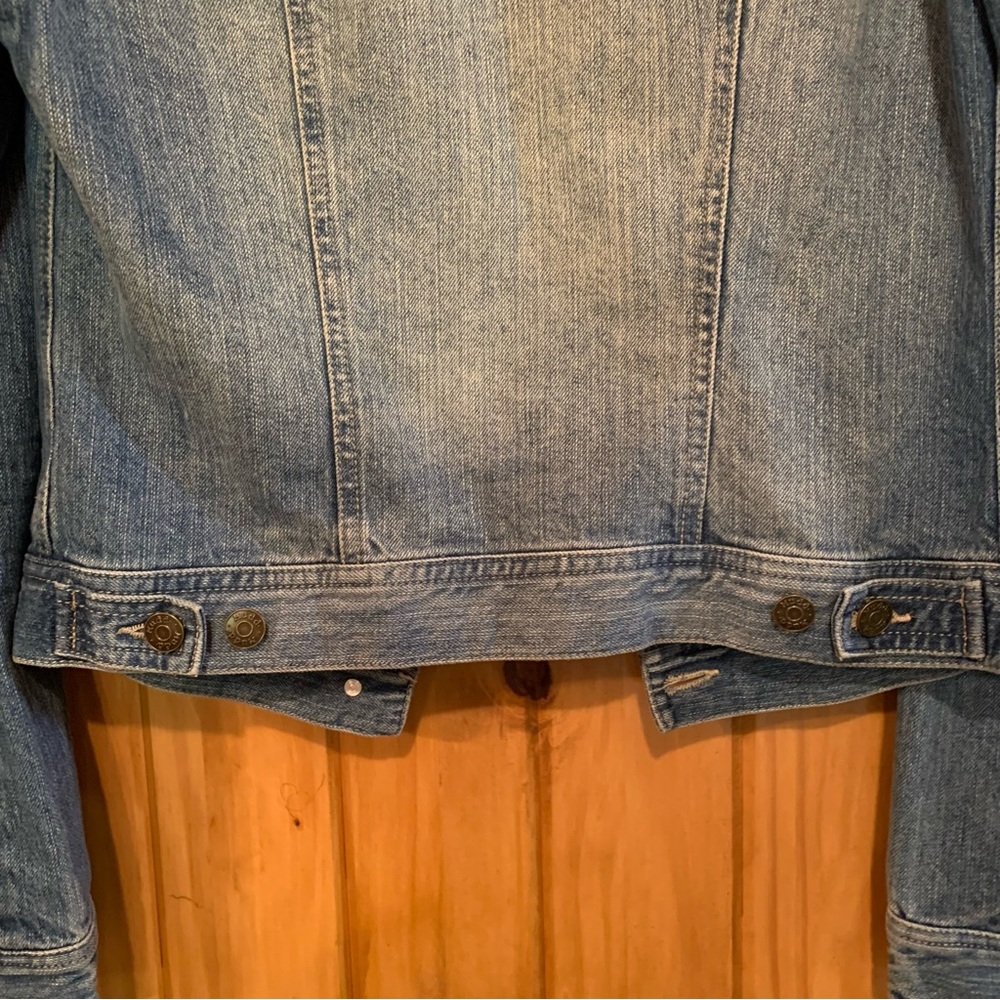 MUDD Distressed Denim Jacket Short Sz S - Picture 6 of 9